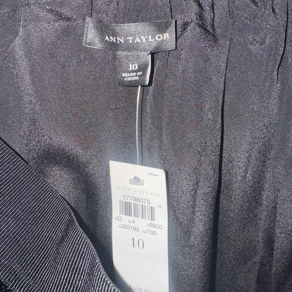 Ann Taylor Size 10 Black Sequin Skirt with 2 pockets and Lined! NWT - Picture 7 of 10